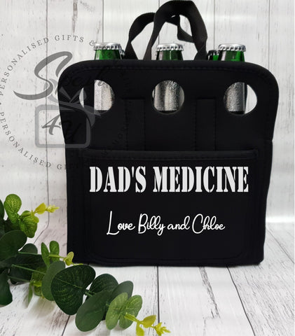 Dad's Medicine 6 Pack Drink Holder - Spesh4U