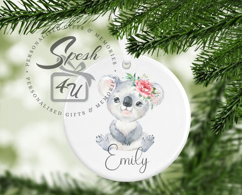 Koala Christmas Ceramic Ornament - Spesh4U