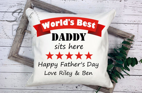 World's Best Daddy Cushion - Spesh4U