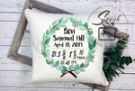 Boy Birth Announcement Cushion - Spesh4U