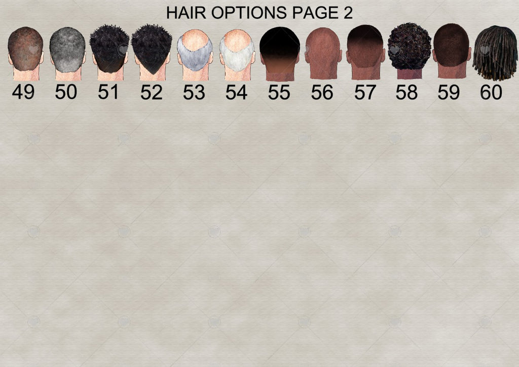 Hair Inches Men Examples Hair Length Chart Inches Men