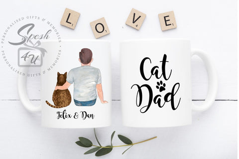 Cat Dad Coffee Mug