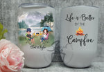 Personalised Best Friend / Camping Wine Tumbler