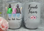 Best Friend/Friends Forever Straight Wine Tumbler