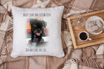 Pug Cushion (with custom text) - Spesh4U